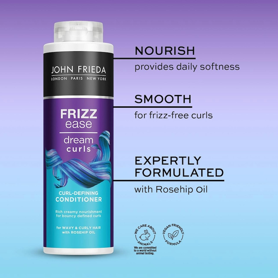 image 1 of John Frieda Shampoo & Conditioner Duo Pack Frizz Ease Dream Curls, 500ml