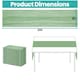 image 2 of Sage Green Cheesecloth Table Runner, Rustic Sheer Table Decor - 90x300cm
