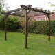 image 4 of Double Premium Pergola - Wood - L360 x W480 x H270 cm - Rustic Brown