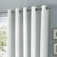 image 2 of Fusion Sorbonne Eyelet Curtains White