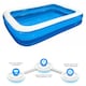 image 2 of Rectangular Inflatable Swimming Pool Family Paddling Pool for Garden Fun small