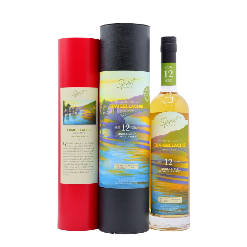 Craigellachie - Spirit Of Art Including Signed Print - Single Cask 12 year old Whisky