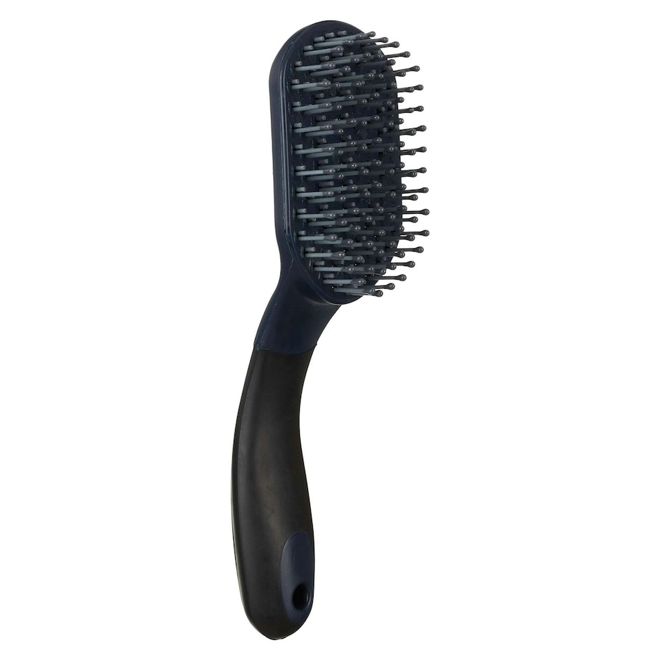 image 1 of Imperial Riding IRH Boomerang Horse Mane and Tail Brush - Navy - One Size