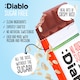image 4 of Diablo No Added Sugar Milk Chocolate with Crispy Rice 75g 6 Pack