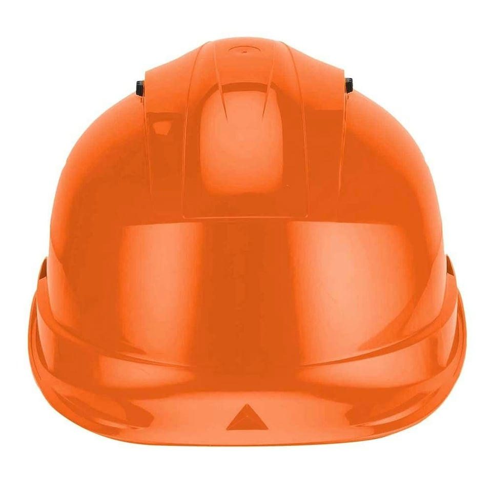 image 1 of Delta Plus Quartz Rotor Ventilated Safety Work Helmet - Orange - One Size | Orange | One Size