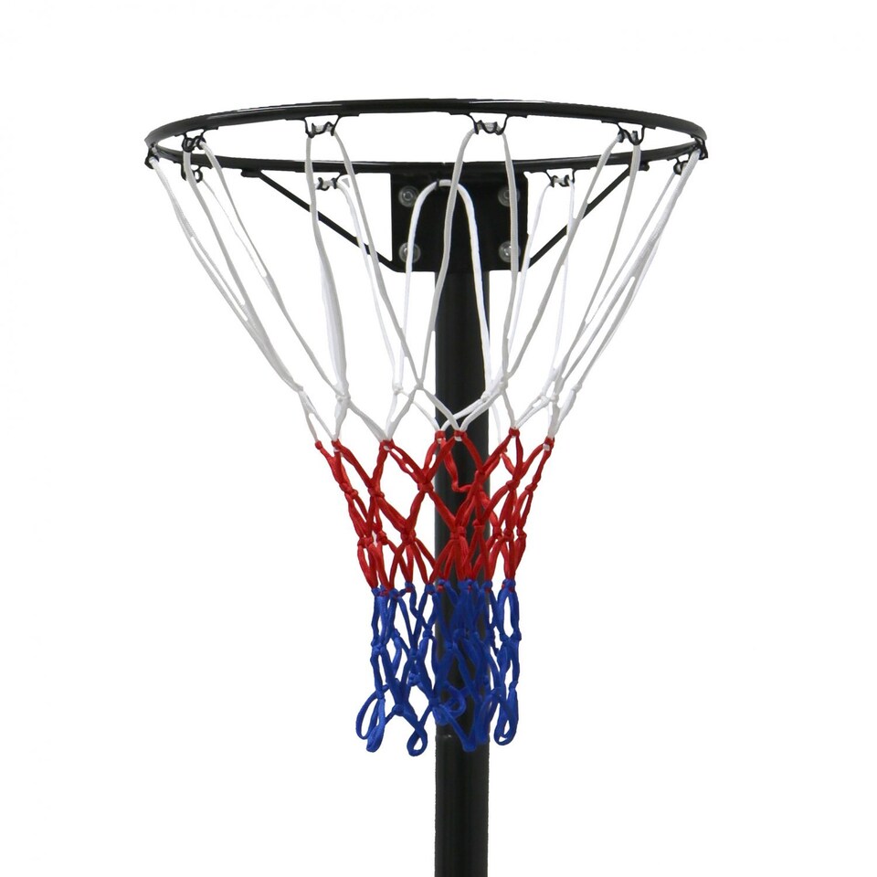 image 1 of Pro Spec Adjustable Netball Net Post - Black 3.05m
