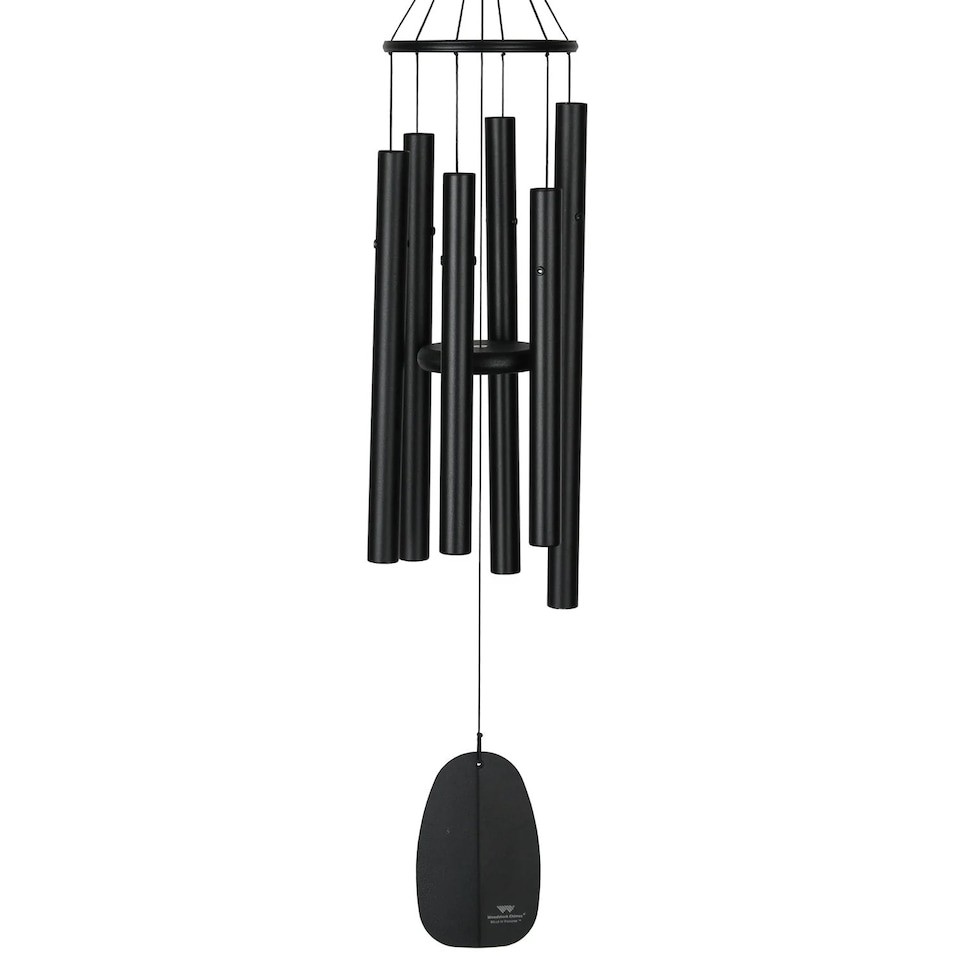 image 1 of Woodstock Windchimes Bells of Paradise - Medium Black