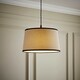image 2 of ValueLights Aspen Medium Black Trim Tapered Lamp Shade | Black