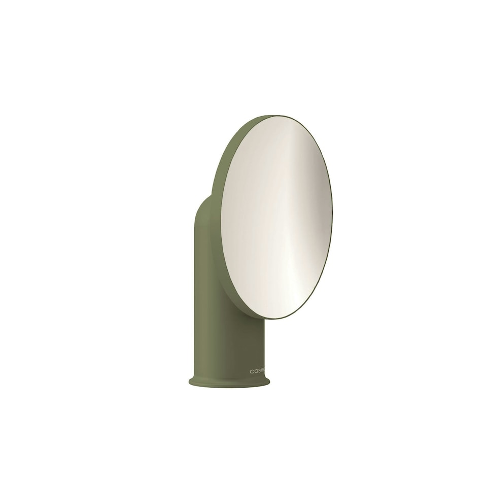 image 1 of Cosmic Free Standing Magnifying Mirror with Durable Stainless Steel, Olive Green | Multi