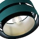 image 4 of Contemporary Quality Green Linen Fabric Triple Tier Ceiling Pendant Light Shade | Green