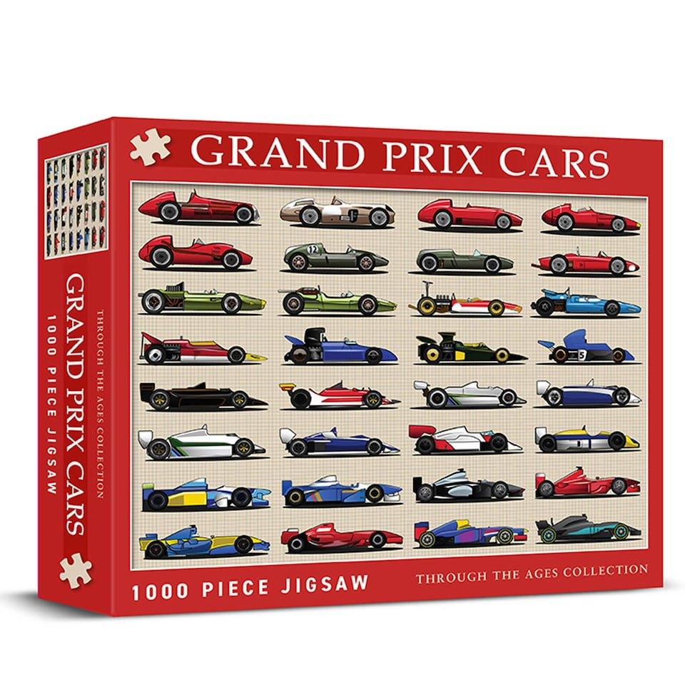image 1 of Coach House Partners Grand Prix Racing Cars 1000 Piece Jigsaw