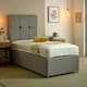 image 1 of Cooltouch Hybrid Shorty Mattress - 18cm Deep, Memory Foam & Coil Spring Support Small Single