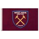 image 3 of West Ham United FC Flag - Claret - One Size