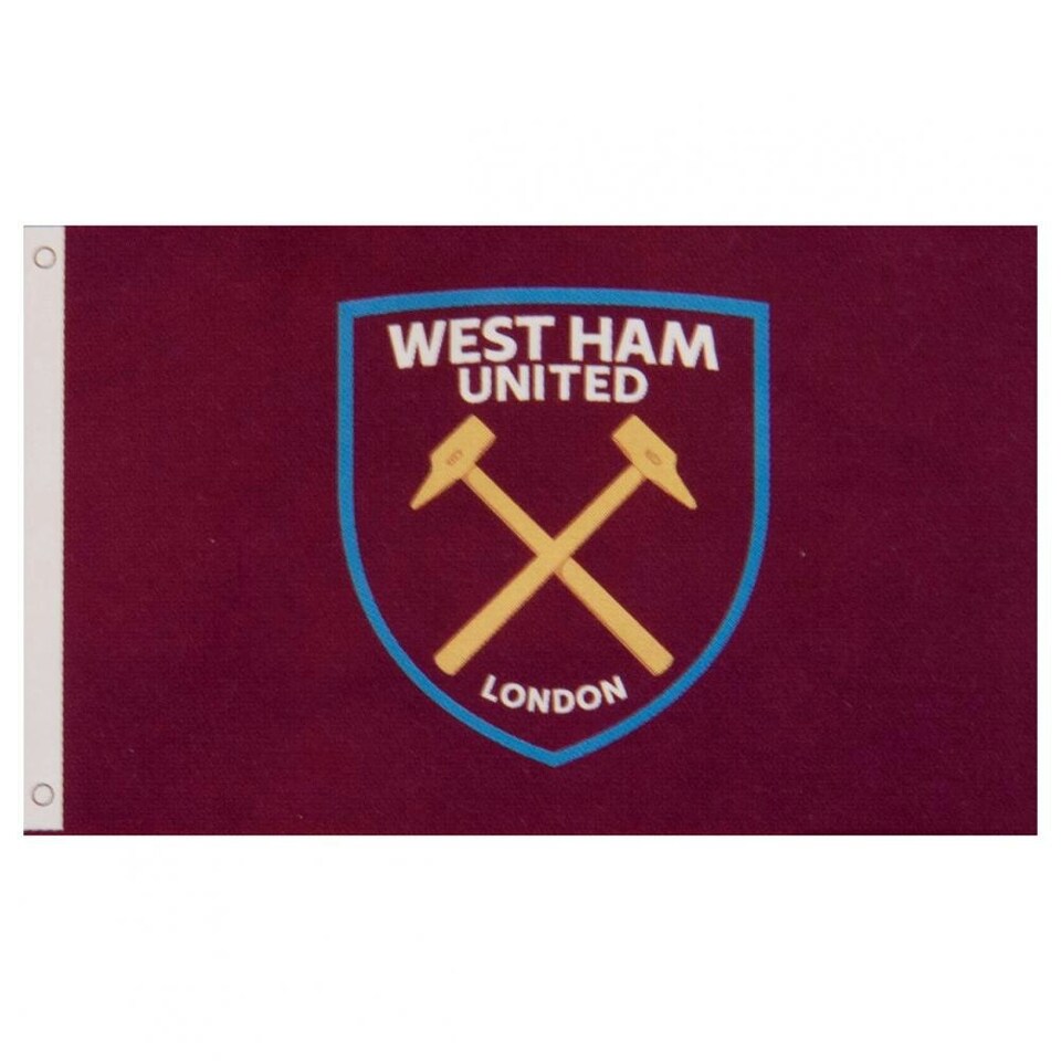 image 1 of West Ham United FC Flag - Claret - One Size