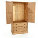 image 5 of Corona, 2 Door, 3 Drawer Wardrobe Brown
