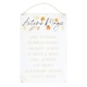 image 1 of Something Different Autumn Magic Metal Hanging Plaque - White - One Size