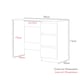 image 10 of FWStyle Stora 3 Drawer Dressing Table - White Gloss Front White