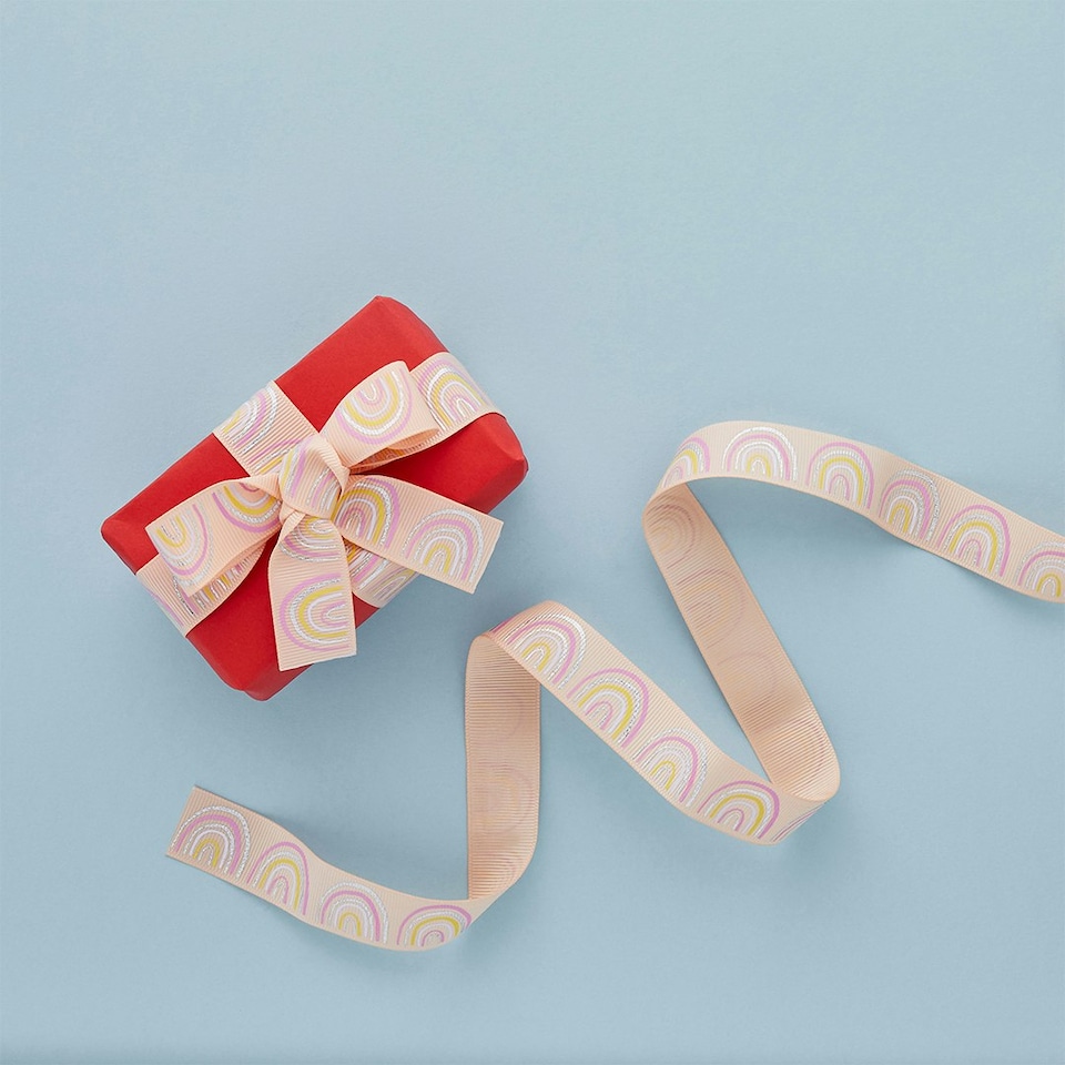 image 1 of Rainbow Wrapping Ribbon - 20mm x 5m
