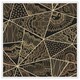 image 1 of Geometric triangles with patterns (Picutre Frame) White | L
