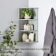 image 2 of VonHaus Shrewsbury Grey Bathroom 3 Tier Corner Shelf