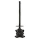 image 2 of Interiors By Premier Elegant Black Elephant Toilet Roll Holder, Classic Toilet Roll Holder For Washroom, Durable Roll Holder