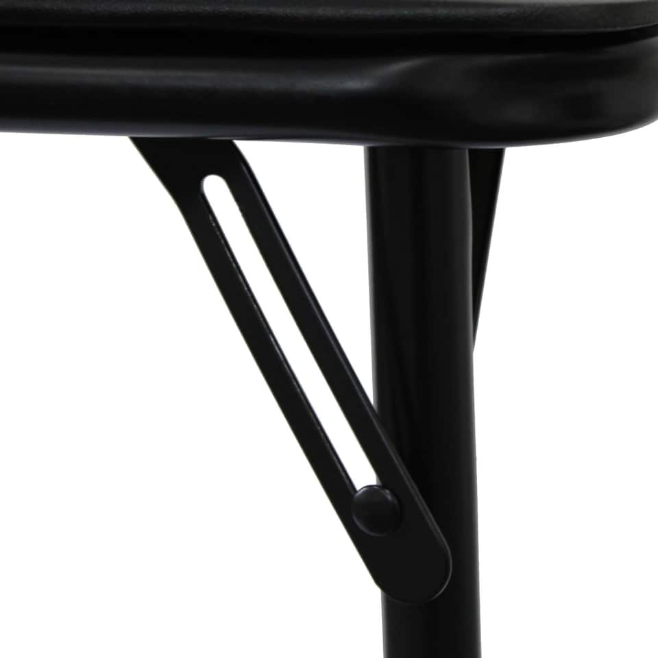 image 1 of Square Folding Standard Bridge Card Game Black Table