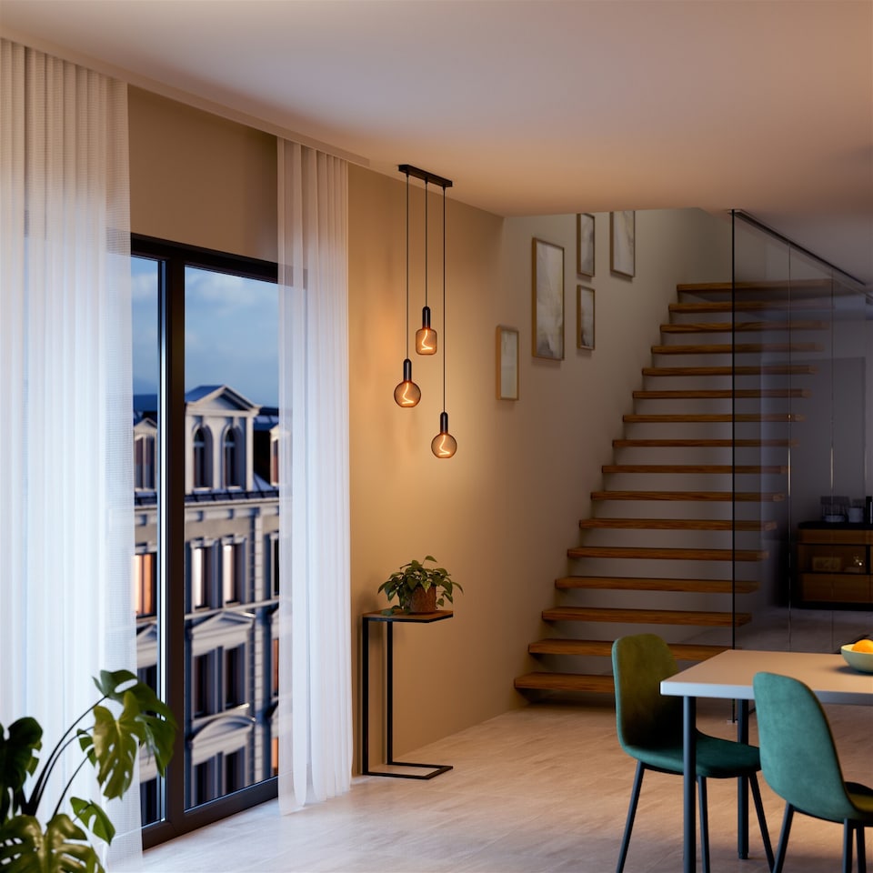 image 1 of Osram Decor LED Straw Filament Square Lamp 100 16 Gold DIM 3.5W 818 E27