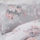 image 2 of OHS English Rose Duvet Cover and Pillowcase Set, Double - Grey