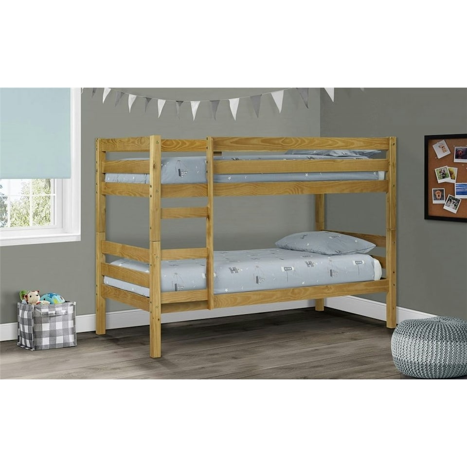 image 1 of Pine Bunk Bed 2 x 3ft (90cm)