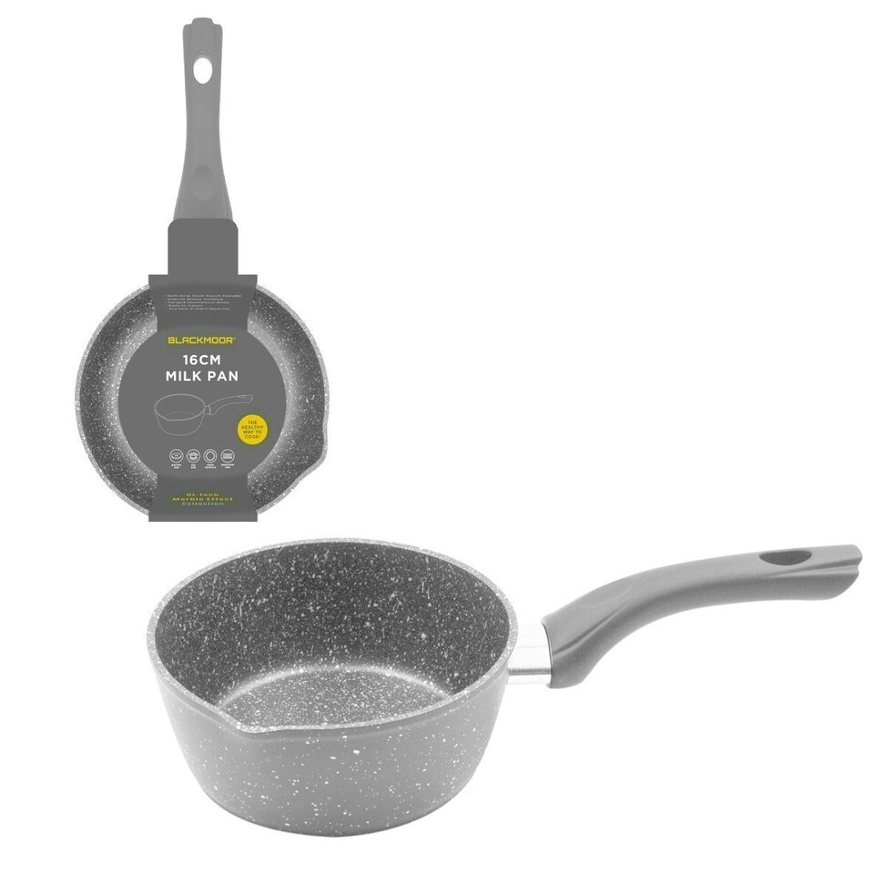 image 1 of Blackmoor 16cm Milk Pan Grey