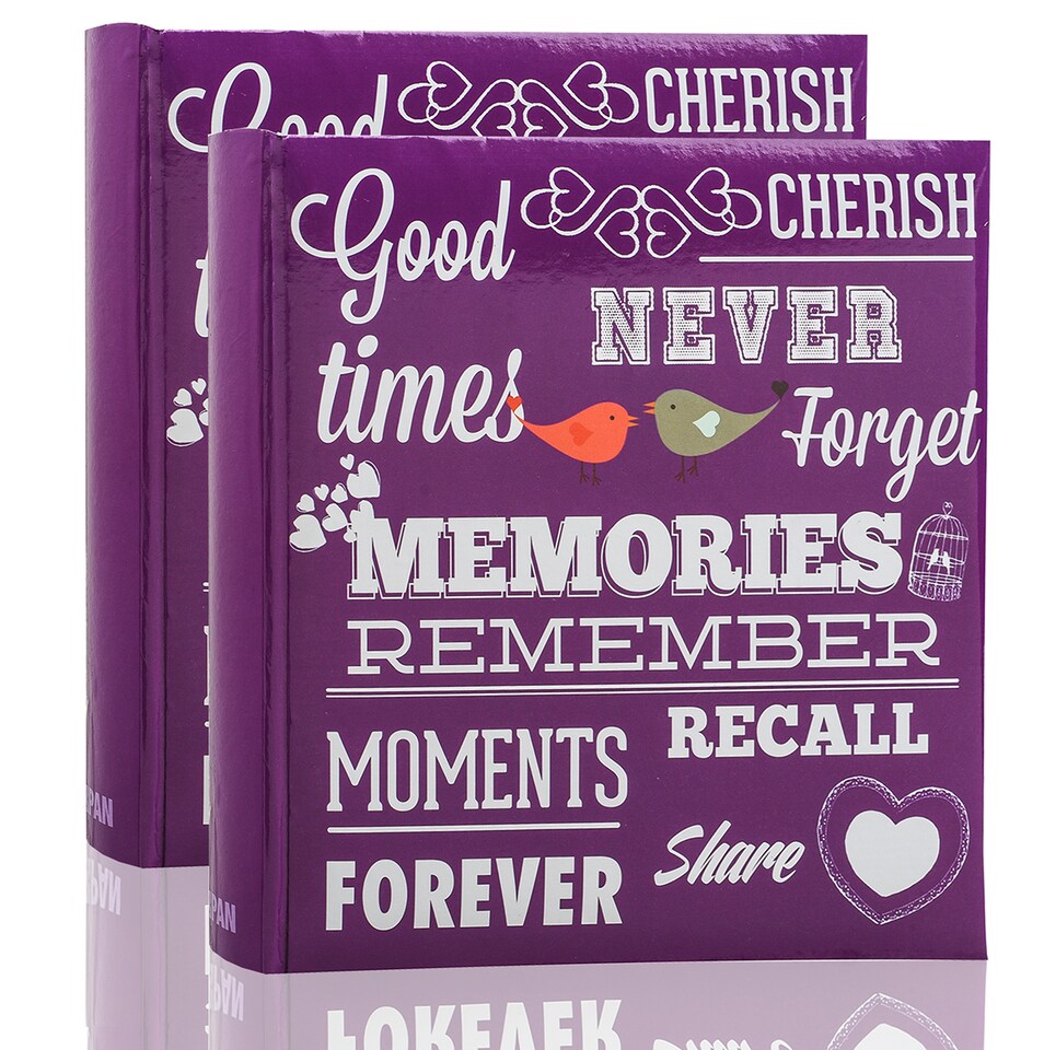image 1 of ARPAN Photo Album for 200 Photos 6x4" (10x15cm) – Slip In Memo Album with Writing Space & Index Pages – Picture Storage Album for Family, Wedding & Travel Memories