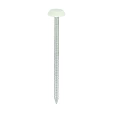 Timco - Polymer Headed Nails - A4 Stainless Steel - Cream (Size 65mm - 100 Pieces)