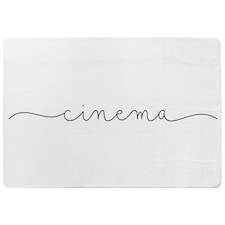 Text Cinema (Rug) White | M