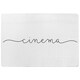 image 1 of Text Cinema (Rug) White | M