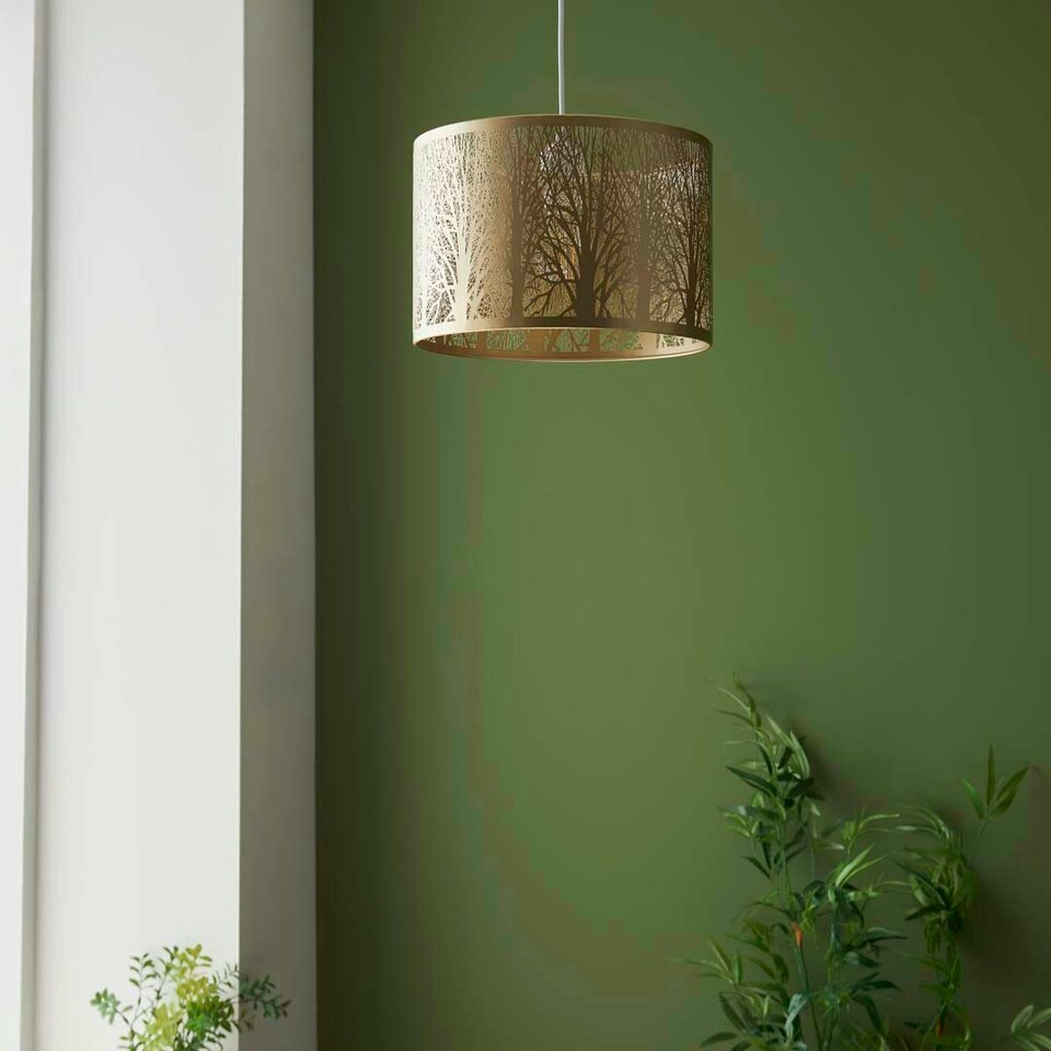 image 1 of Mason Antique Brass Shade