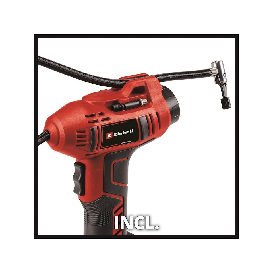 image 1 of Einhell Ce-cc 18 Li-solo Power X-change Car Air Compressor 18v Bare Unit | Multi | Multi Colour | 1