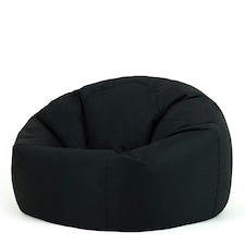 icon Classic Indoor Outdoor Bean Bag Black Bean Bag Chair Black