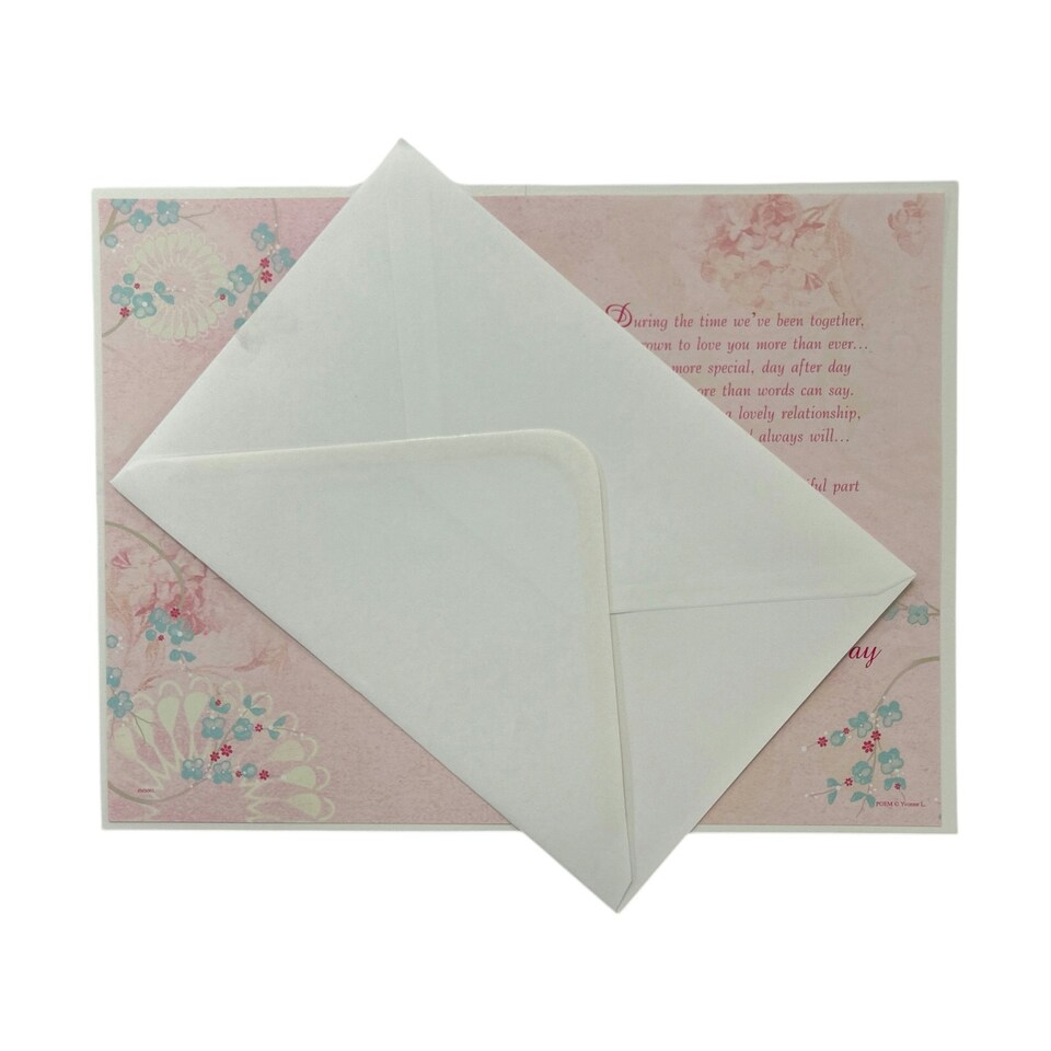 image 1 of Woman In My Life Pastel Colored Floral design Mother's Day Card