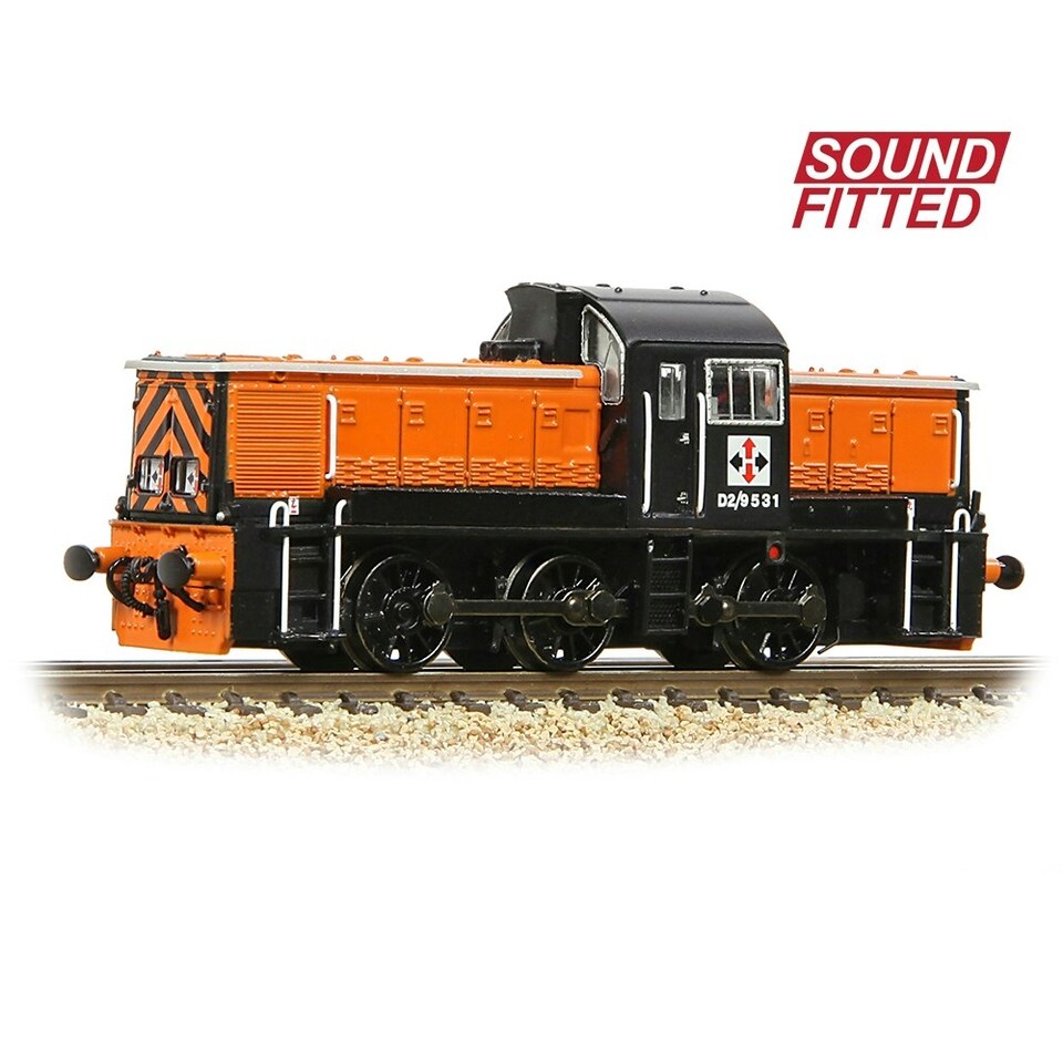 Graham Farish Class 14 D2/9531 NCB British Oak Orange/Black (DCC-Sound)