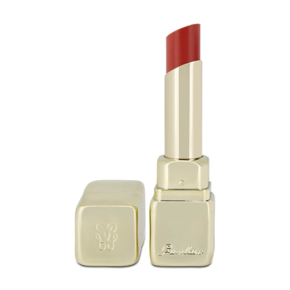 image 1 of Guerlain KissKiss Shine Bloom Rouge Hydration Lipstick 319 Peach Kiss N/A