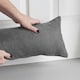 image 2 of Velvet Chenille Draught Excluder - 90cm x 15cm x 15cm - Slate