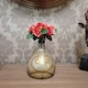image 2 of Decorative Vase - Antique Silver Glass - L17 x W17 x H23 cm Grey