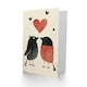 image 2 of Simple Red Robin Birds Couple Love Heart Anniversary Valentines Day Card