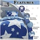 image 3 of VELVETIO Superstar Duvet Cover Set Soft Polycotton Reversible Kids Beddings Blue | Navy | Double
