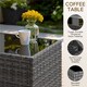 image 6 of Yaheetech 7-Piece Modular PE Rattan Patio Furniture with Thick Cushions-Grey