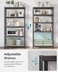image 5 of 5-Tier Garage Storage Shelving Unit, Adjustable Heavy-Duty Steel Rack, Grey