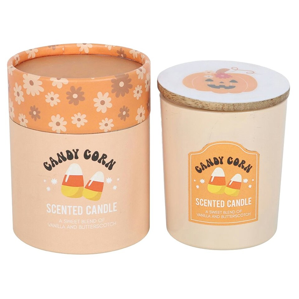 Something Different Candy Corn Vanilla & Butterscotch Scented Candle - Orange - One Size