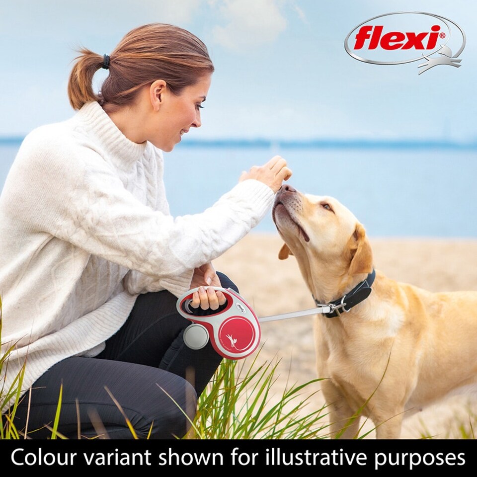 image 1 of Flexi New Comfort Cord M Black 5m 1-20kg