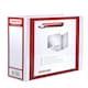 image 1 of Pack of 6 A4 White 4” (101mm) Presentation 2D Ring Binders with Fully Customisable Covers