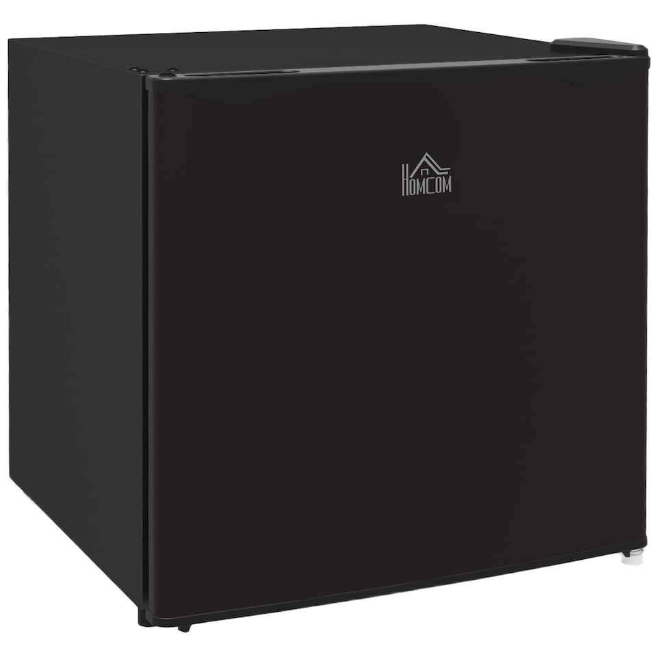image 1 of HOMCOM Tabletop Mini Freezer with 35 Litre Capacity, Small Freezer with Reversible Door, Adjustable Temperature and Removable Wire Shelf for Bedrooms, Home Office, Black